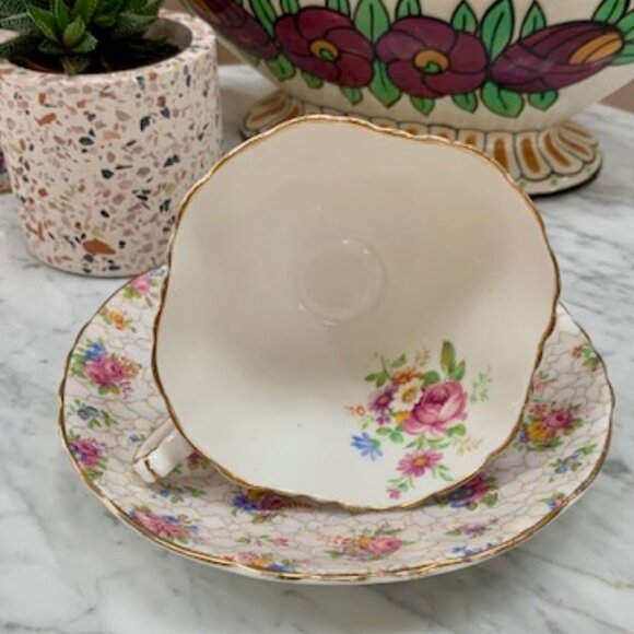 Vintage Hammersley Tea Cup and Saucer Set - Picture 3 of 3